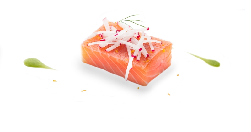 waveco® ricette: salmone marinato con emulsione al finocchietto selvatico