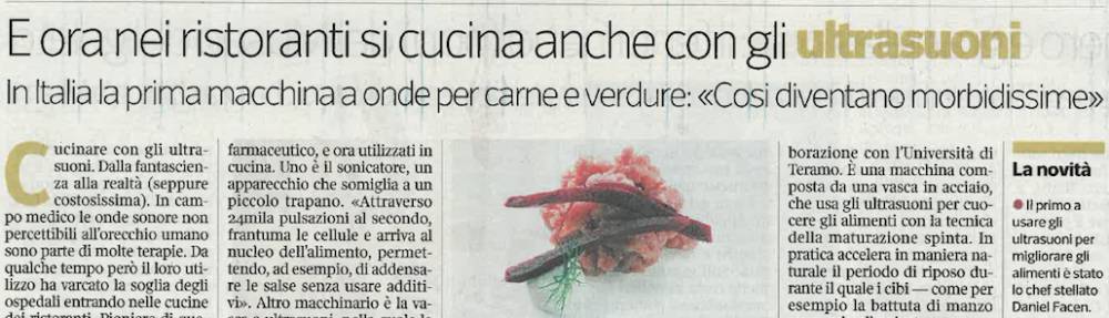 waveco® in the Corriere della Sera