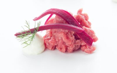 waveco® ricette: battuta di manzo con rapa rossa fermentata e maionese al lime